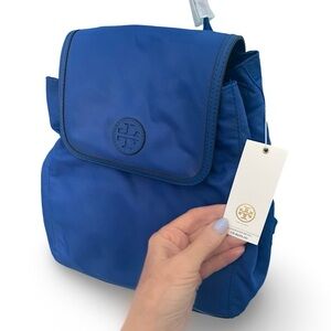 Tory Burch Royal Blue Small Size Backpack